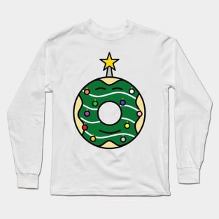 The Christmas Tree Donut Long Sleeve T-Shirt